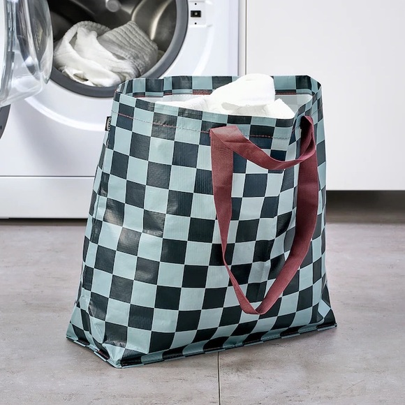 IKEA New Large Checkered Tote Bag - Picture 5 of 8